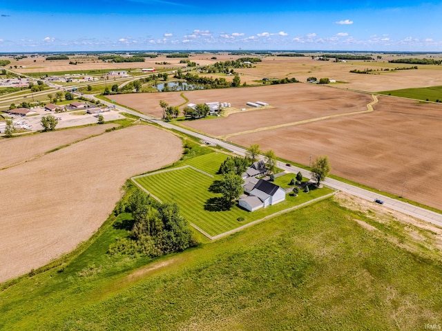 7782 S Warren Rd, Warren, IN 46792 - aerial view of sparsely populated area