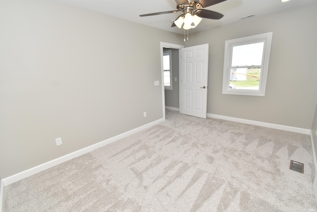 4831 N 400 W, Earl Park, IN 47942 - carpeted spare room with ceiling fan and baseboards
