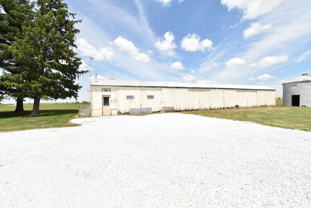 4831 N 400 W, Earl Park, IN 47942 - view of pole building with a lawn