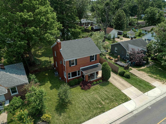 3017 E Walnut St, Evansville, IN 47714 - aerial view of residential area