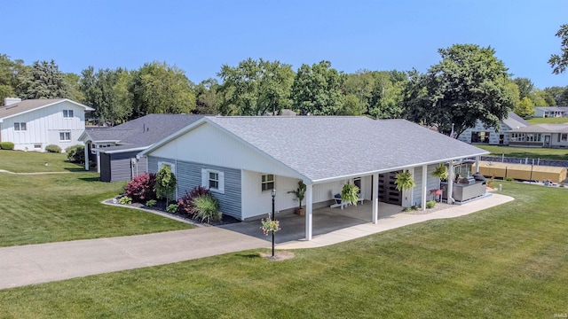 11382 N Biscayne Ln, Cromwell, IN 46732 - surrounding community featuring driveway, a yard, and a carport