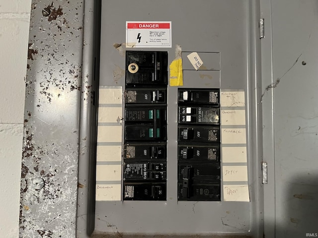 1311 S 31st St, South Bend, IN 46615 - utility room with electric panel