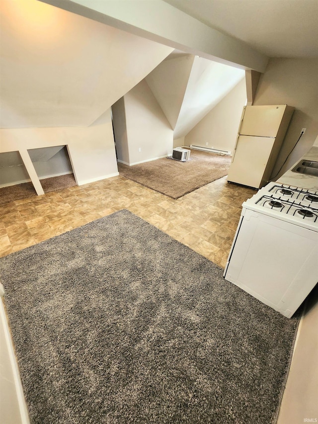 436 E Taber St, Fort Wayne, IN 46803 - additional living space with lofted ceiling