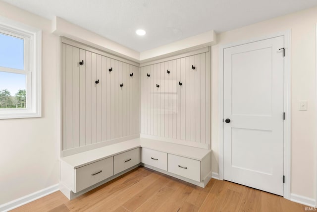 11136 N 200 W, Ossian, IN 46777 - mudroom with light wood-style floors, recessed lighting, and baseboards