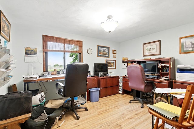 2090 S Warren Rd, Huntington, IN 46750 - office area with wood finished floors
