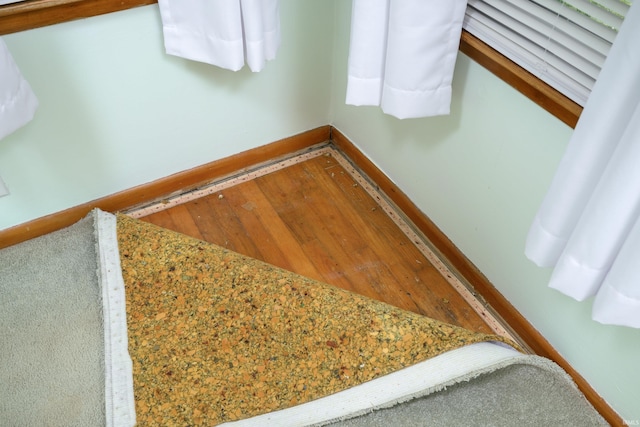 922 N Broadway St, Seymour, IN 47274 - detailed view of wood finished floors and baseboards