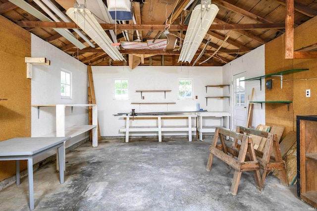 922 N Broadway St, Seymour, IN 47274 - below grade area featuring a workshop area and plenty of natural light