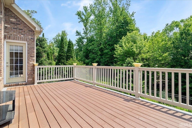 6444 Pebble Pointe Ct, Newburgh, IN 47630 - view of wooden deck
