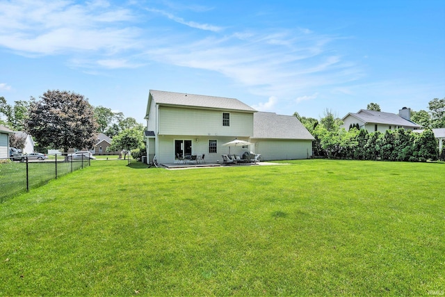 58201 Windsong Dr, Elkhart, IN 46517 - back of property with a patio