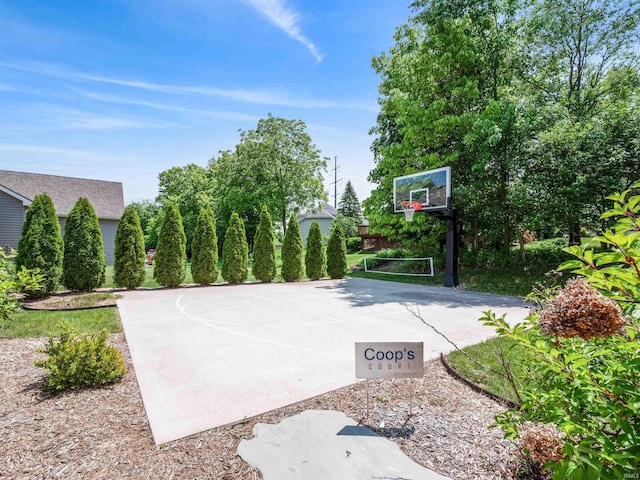 10805 Eagle River Run, Fort Wayne, IN 46845 - view of sport court with community basketball court