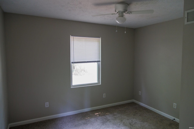 3289 S State Road 37th Rd, Paoli, IN 47454 - carpeted empty room featuring healthy amount of natural light, a ceiling fan, a textured ceiling, and baseboards