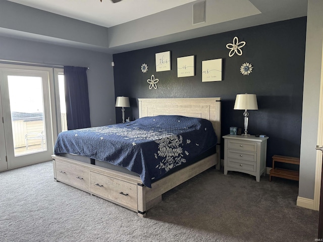 5533 N 150 Rd E, Urbana, IN 46990 - bedroom with carpet, access to exterior, and baseboards