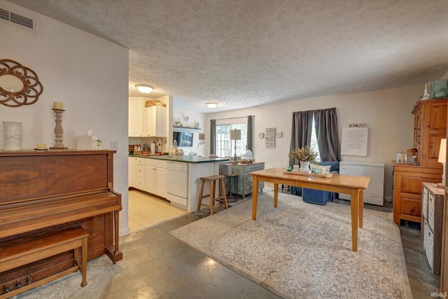 2881 S Walnut St Pike, Bloomington, IN 47401 - office area with a textured ceiling and finished concrete flooring