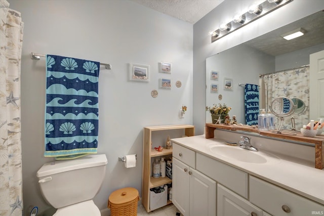 2881 S Walnut St Pike, Bloomington, IN 47401 - full bath with vanity, toilet, and a textured ceiling