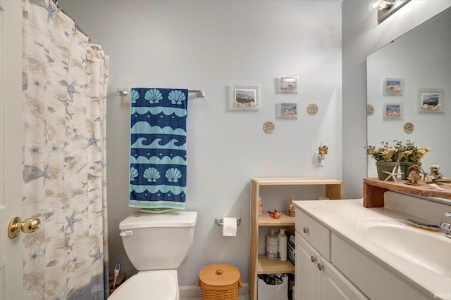 2881 S Walnut St Pike, Bloomington, IN 47401 - full bathroom with vanity, toilet, and curtained shower
