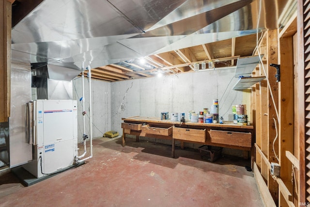 4294 E Defreese Rd, Syracuse, IN 46567 - unfinished below grade area featuring a workshop area