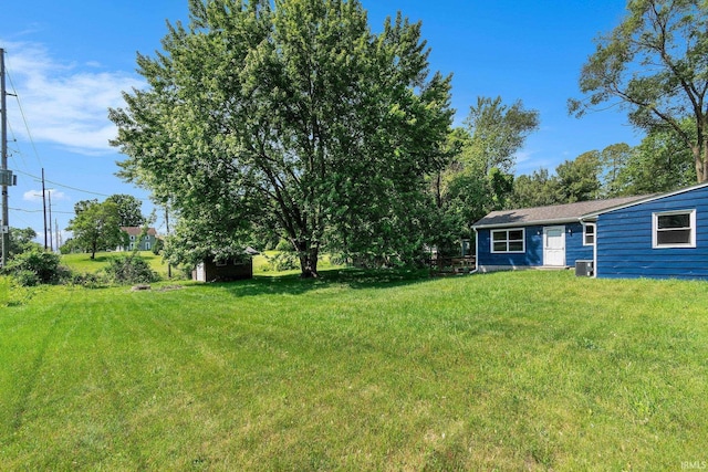 17016 Ruthie Ave, South Bend, IN 46635 - view of green lawn featuring central air condition unit