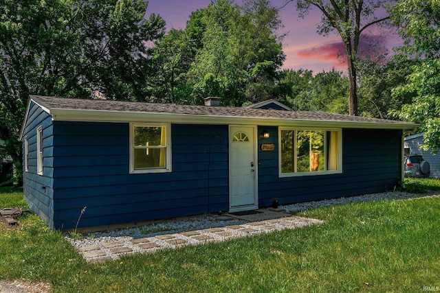 17016 Ruthie Ave, South Bend, IN 46635 - view of front facade with a front lawn