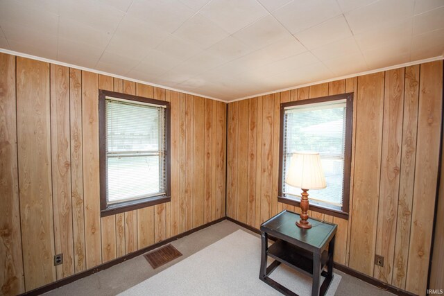 2331 N 24th St, Lafayette, IN 47904 - empty room featuring wooden walls and baseboards