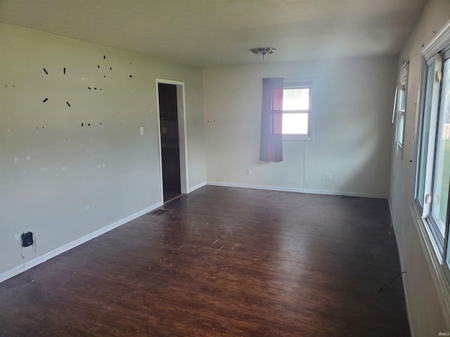 406 W Rogers St, Osceola, IN 46561 - empty room featuring wood finished floors and baseboards