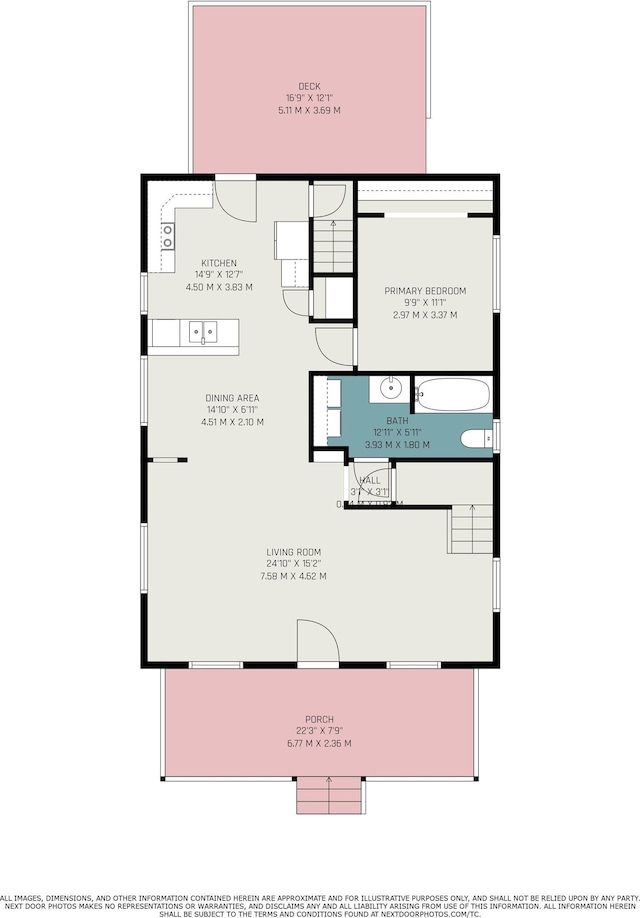 407 N Front St, North Manchester, IN 46962 - home floor plan