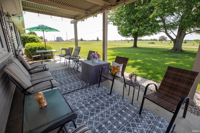 12350 Cedar Rd, Bourbon, IN 46504 - view of patio / terrace