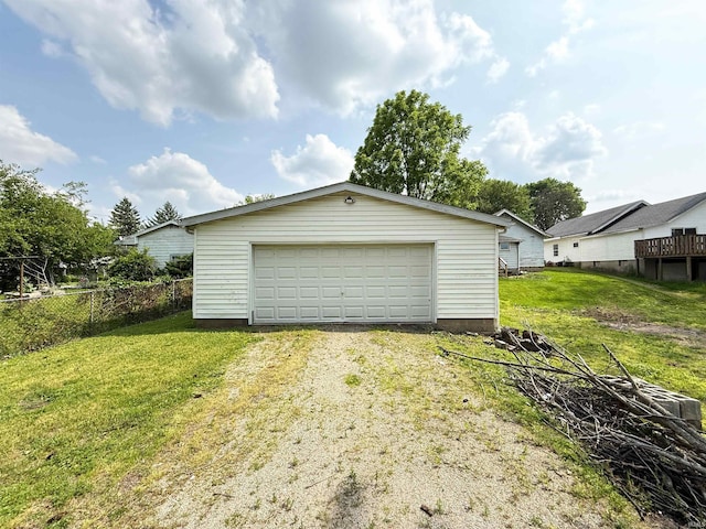 1228 Woodward Ave, New Castle, IN 47362 - view of detached garage