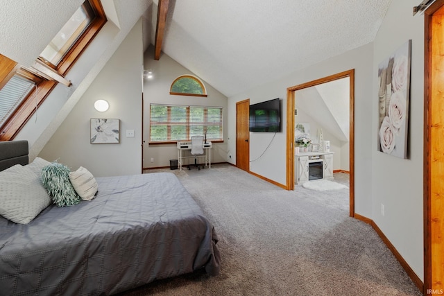 411 N 400 W, West Lafayette, IN 47906 - carpeted bedroom featuring a glass covered fireplace and baseboards