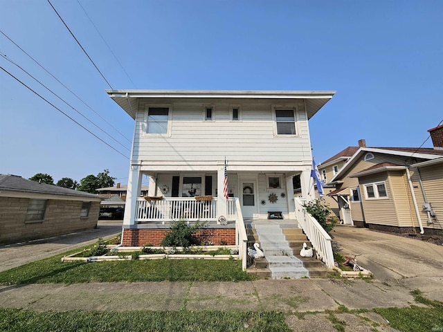 209 Seminary St, Vincennes, IN 47591 - view of front of house featuring a porch