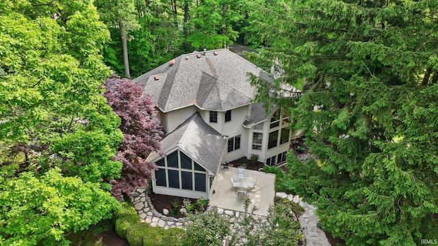 6011 W Wallen Rd, Fort Wayne, IN 46818 - view from above of property