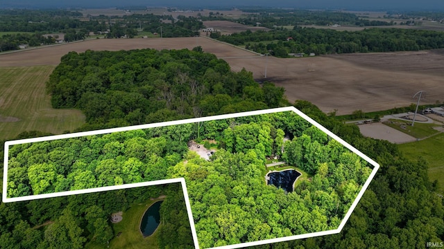 6011 W Wallen Rd, Fort Wayne, IN 46818 - view of property location featuring rural landscape and property boundaries highlighted