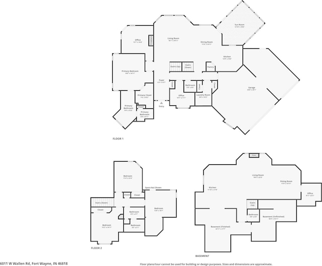 6011 W Wallen Rd, Fort Wayne, IN 46818 - room layout