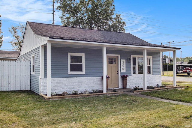 200 Johnson St, Elkhart, IN 46516 - view of front of home with stone siding and roof with shingles