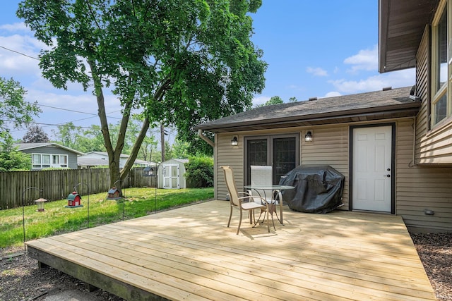1708 Canterbury Dr, Elkhart, IN 46514 - deck featuring a grill