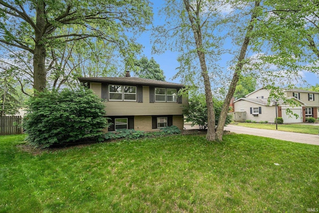 1708 Canterbury Dr, Elkhart, IN 46514 - view of front of home with a chimney and brick siding