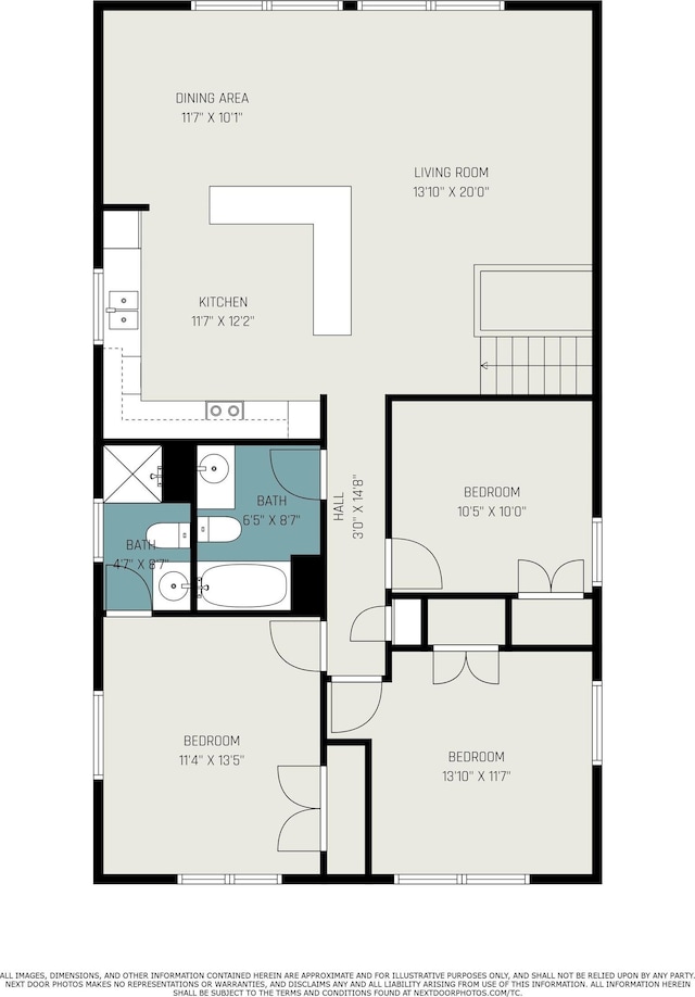 1708 Canterbury Dr, Elkhart, IN 46514 - room layout