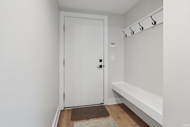 316 S Saint Peter St Unit 7, South Bend, IN 46617 - mudroom featuring light wood-type flooring and baseboards