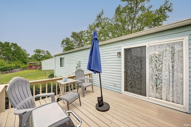 3502 S Tyler Ln, Bloomington, IN 47403 - view of deck