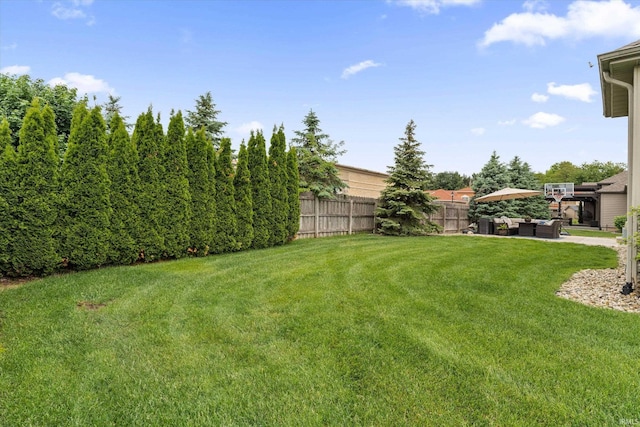 7503 Toscana Ct, Granger, IN 46530 - view of yard with outdoor lounge area
