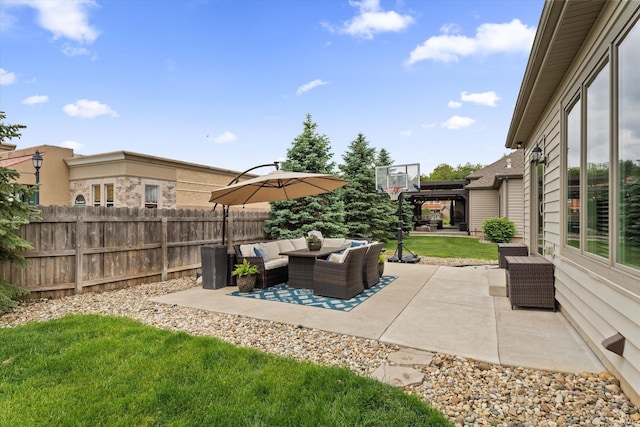 7503 Toscana Ct, Granger, IN 46530 - view of patio with outdoor lounge area