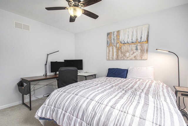15711 Durham Way, Granger, IN 46530 - carpeted bedroom featuring baseboards and a ceiling fan