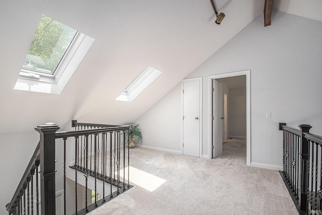 15711 Durham Way, Granger, IN 46530 - bonus room featuring a skylight, carpet, and baseboards