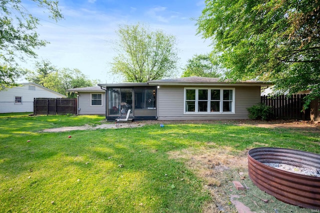 2408 W Sheffield Dr, Muncie, IN 47304 - back of property featuring a sunroom