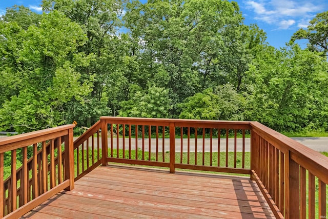 810 Tawny Dr, Evansville, IN 47712 - view of wooden deck