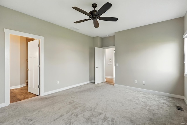13769 Montoro Ct, Fort Wayne, IN 46845 - unfurnished bedroom featuring carpet, baseboards, and ceiling fan