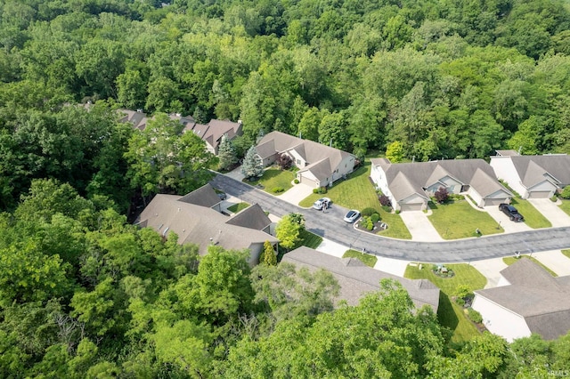 1757 Mill Pond Ln, Lafayette, IN 47905 - aerial view of residential area with a forest