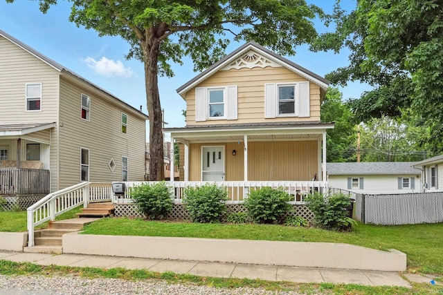 211 N Poplar St, Lagrange, IN 46761 - view of front of home with a porch
