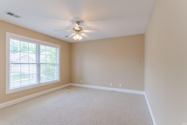 9081 Halston Cir, Newburgh, IN 47630 - carpeted empty room with baseboards and a ceiling fan