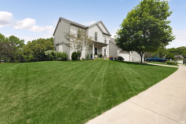 18165 Farmington Hills Dr, South Bend, IN 46637 - view of front of property with a front lawn
