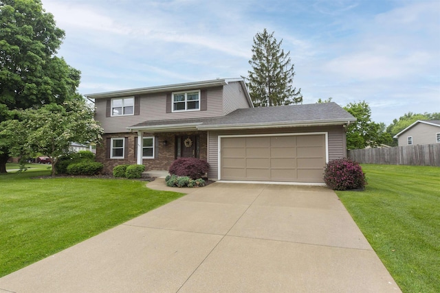 1402 Hampshire Dr, South Bend, IN 46614 - traditional-style house with a garage and driveway